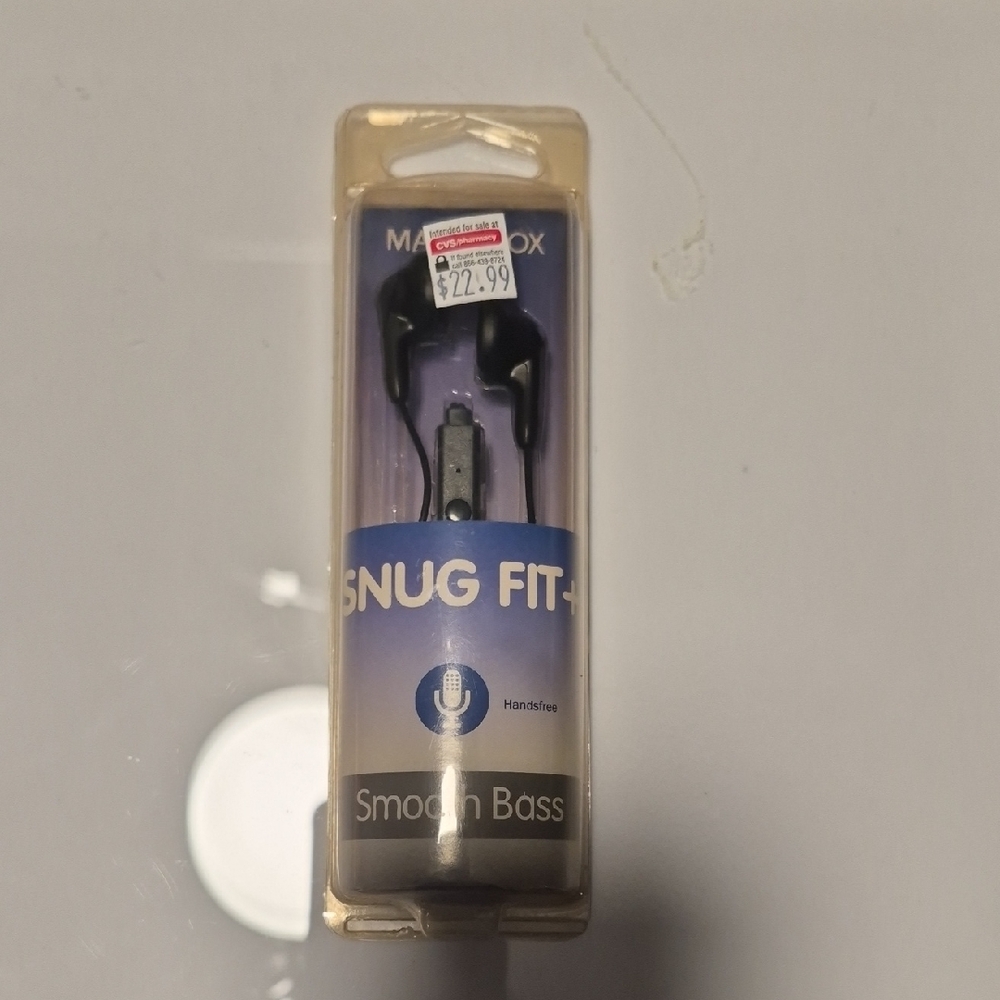 Black Snug Fit Earbuds